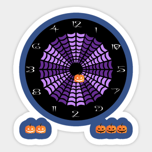 Halloween Pumpkin Dart Board Sticker